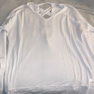 White athletic Balance Collection longsleeve